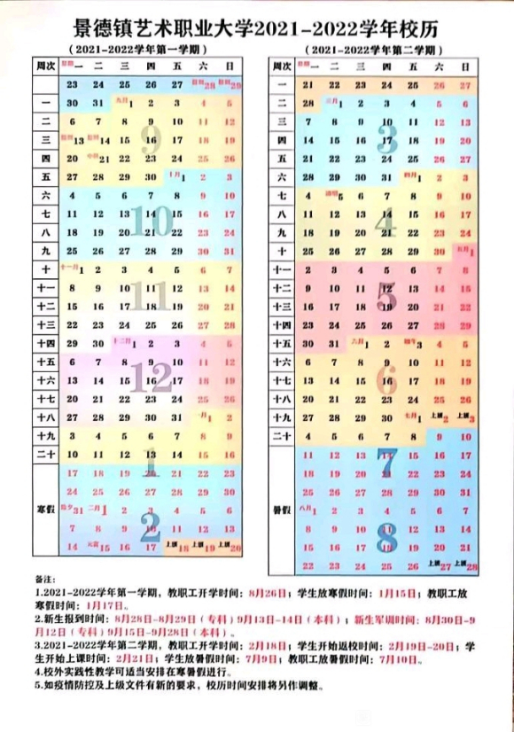 2022景德镇艺术职业大学寒假放假时间公布 几号开始放寒假.jpg