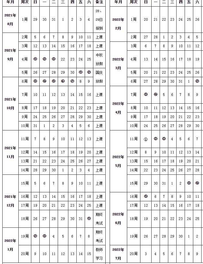 广州理工学院寒假什么时候放